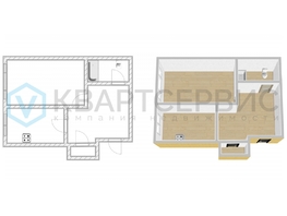 Продается 1-комнатная квартира Поселковая 2-я ул, 39.5  м&sup2;, 3700000 рублей