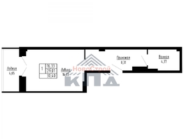 Продается 1-комнатная квартира ЖК Набережная Тухачевского-ул. Фрунзе, 30  м², 6030000 рублей