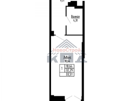 Продается 1-комнатная квартира ЖК Набережная Тухачевского-ул. Фрунзе, 34  м², 6970000 рублей