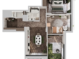 Продается 3-комнатная квартира ЖК Клубный дом на Пушкина, 93.03  м&sup2;, 17885000 рублей
