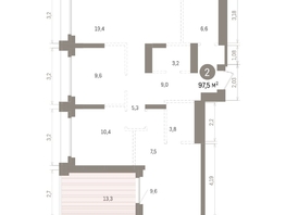 Продается 2-комнатная квартира ЖК Кварталы Драверта, дом 5, 97.5  м&sup2;, 15260000 рублей