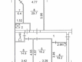 Продается 3-комнатная квартира Вершинина ул, 104.9  м², 13600000 рублей