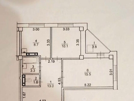 Продается 2-комнатная квартира Архитекторов ул, 52 м², 5150000 рублей