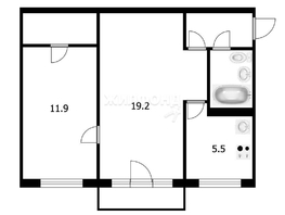 Продается 2-комнатная квартира Фрунзе пр-кт, 44.9  м², 4090000 рублей