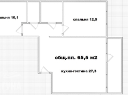 Продается 3-комнатная квартира Ивана Черных ул, 65.5  м², 7450000 рублей