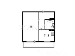 Продается 1-комнатная квартира Герасименко ул, 34.9  м&sup2;, 4500000 рублей