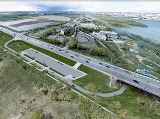 В парке Победы спроектируют съезд с Ленинградского моста со стоянкой и велодорожками