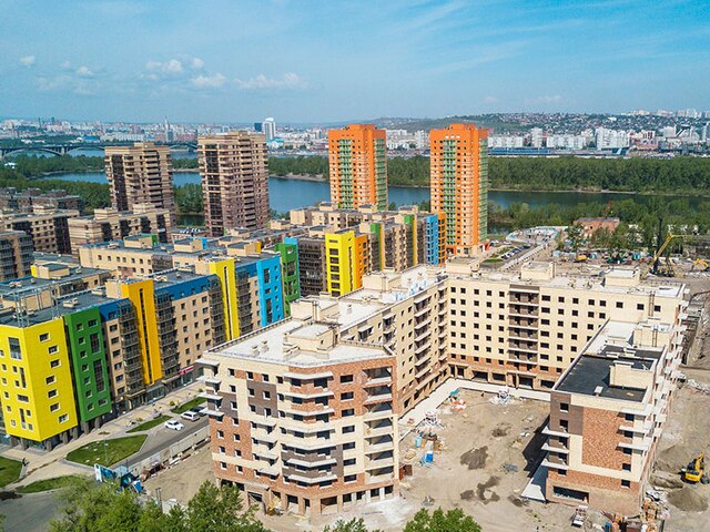 Аэромониторинг строительства домов на «Южном берегу»